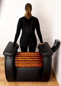 Thighs back - Heal Wheel -full body massage machine